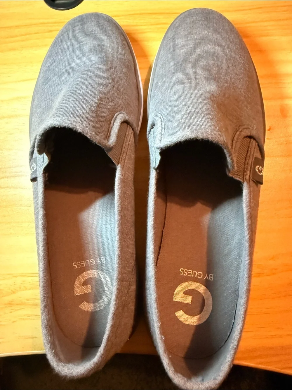 G by Guess Gray Slip-On Casual Shoes